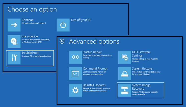 Comment restaurer une sauvegarde Windows