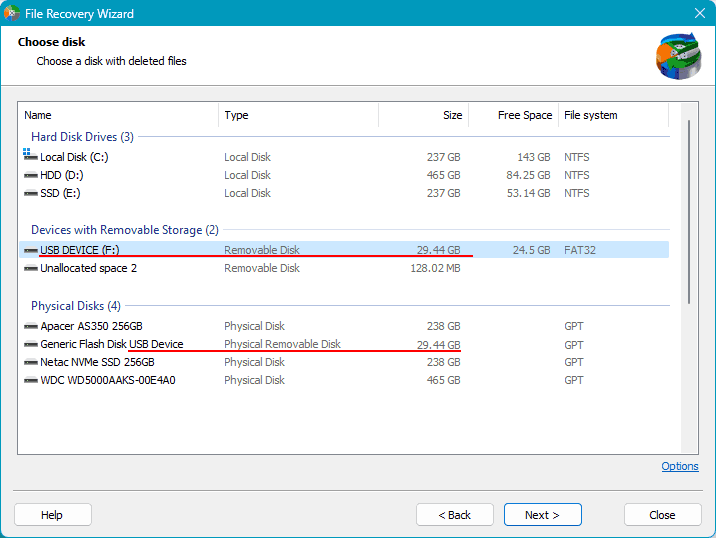 Recovering files from a flash drive Recovering files from a flash drive