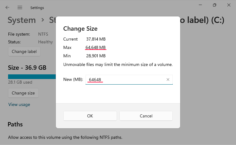 How to Increase a Disk in Windows 11