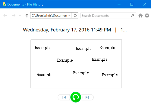 Utilisation, configuration et récupération de fichiers à l'aide de la fonctionnalité « Historique des fichiers » dans Windows 10 Utilisation, configuration et récupération de fichiers à l'aide de la fonctionnalité « Historique des fichiers » dans Windows 10