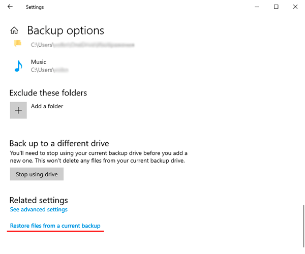 Utilisation, configuration et récupération de fichiers à l'aide de la fonctionnalité « Historique des fichiers » dans Windows 10 Utilisation, configuration et récupération de fichiers à l'aide de la fonctionnalité « Historique des fichiers » dans Windows 10