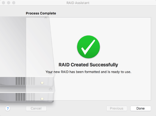 Créer un RAID logiciel sous macOS