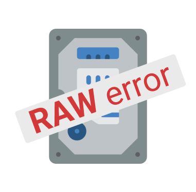 Récupération de données à partir de disques RAW
