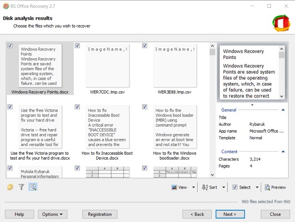 récupérer des documents Microsoft Word endommagés