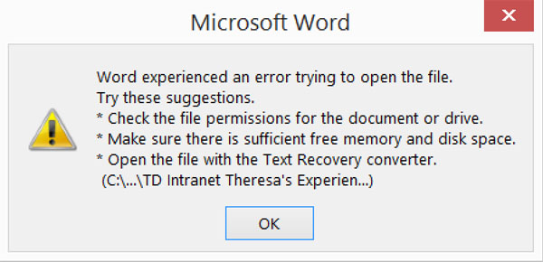 Comment récupérer des documents et fichiers Microsoft Word endommagés avec des erreurs de lecture