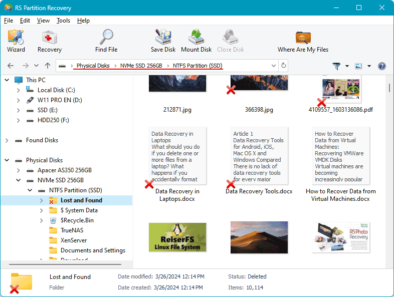 Comment récupérer des données à partir de dispositifs NVMe