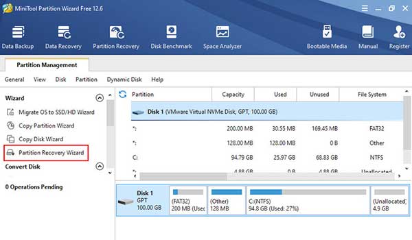 Comment récupérer une partition de disque supprimée