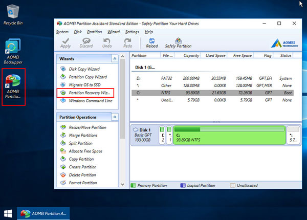 Comment récupérer une partition système de disque dur