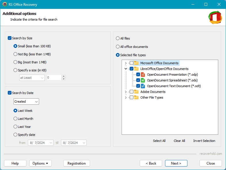 Récupération de documents LibreOffice supprimés