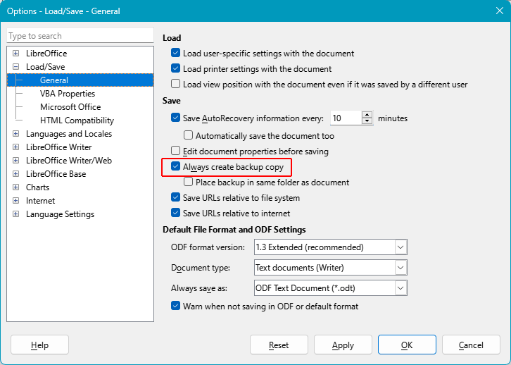 Où LibreOffice Stocke les Fichiers Temporaires et les Copies de Sauvegarde