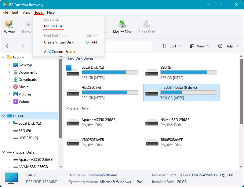 Récupération de données depuis des machines virtuelles Parallels Récupération de données depuis des machines virtuelles Parallels