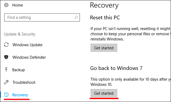 Récupération des fichiers d'une version précédente de Windows (Windows.old)