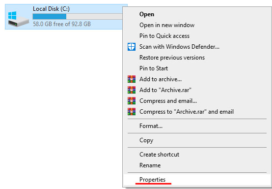 Récupération des fichiers d'une version précédente de Windows (Windows.old)