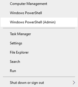 Ouverture de Windows PowerShell