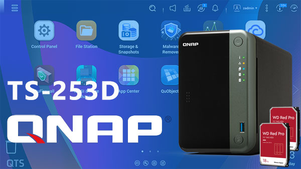 QNAP TS-253D 2 baies RAID | Récupération fiable et précise QNAP TS-253D 2 baies RAID | Récupération fiable et précise