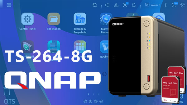 QNAP TS-264-8G 2 baies RAID | Récupération fiable et précise QNAP TS-264-8G 2 baies RAID | Récupération fiable et précise
