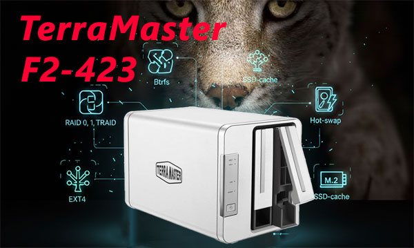 Récupération NAS TerraMaster F2-423 2 baies — Corriger les pannes RAID 1/0 et les erreurs DSM